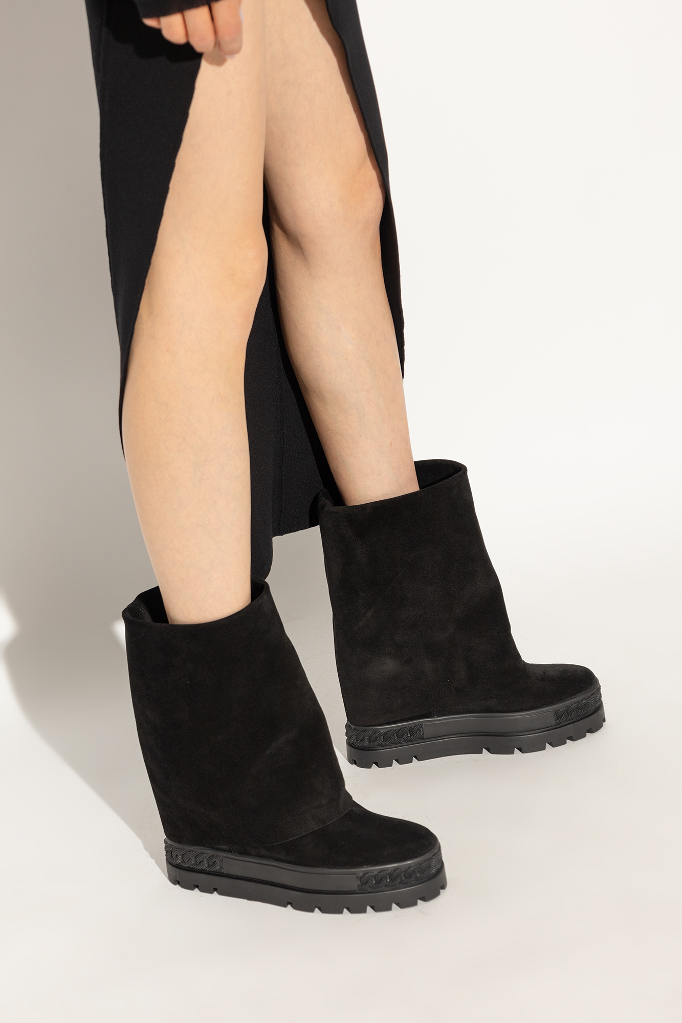 Casadei cheap wedge boots